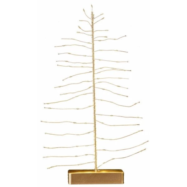 Dekora�n� LED strome�ek zlat� 30 x 10 cm