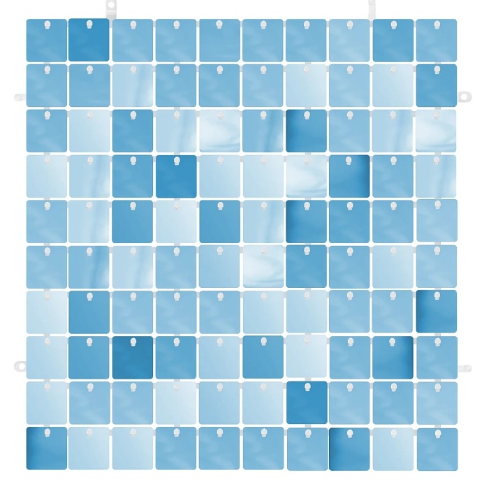 Dekora�n� �tvercov� panel sv. modr� 30x30 cm 1ks