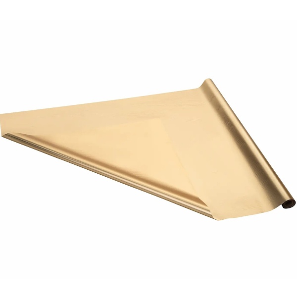 Dekora�n� f�lie metalick� luxusn� zlat� 0,8x25m