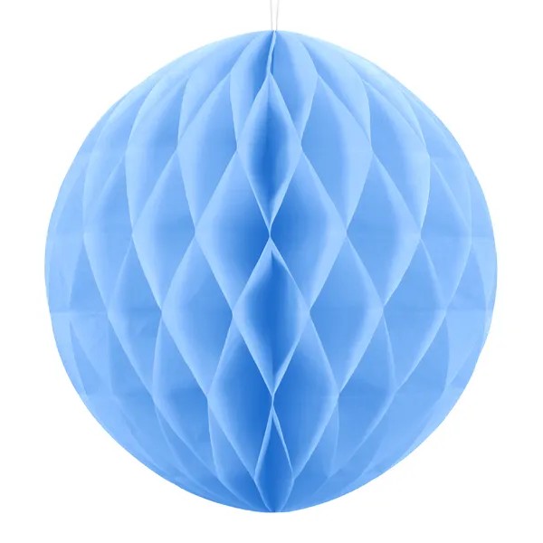 Dekora�n� koule sv�tle modr� 40 cm
