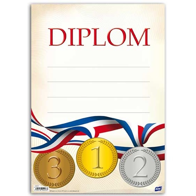 D�tsk� diplom A4 - medaile