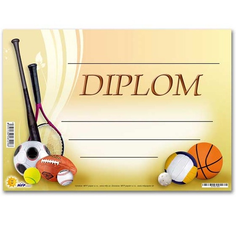 D�tsk� diplom A5 - sport