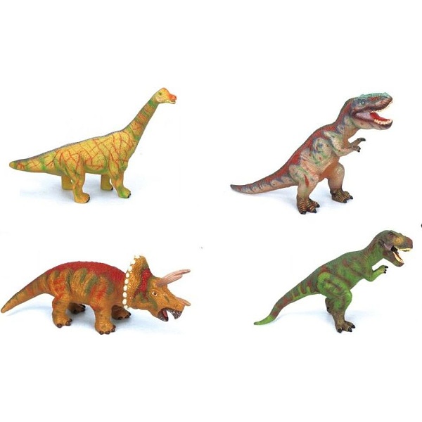 Dinosaurus m�kk� 4 druhy 36 cm