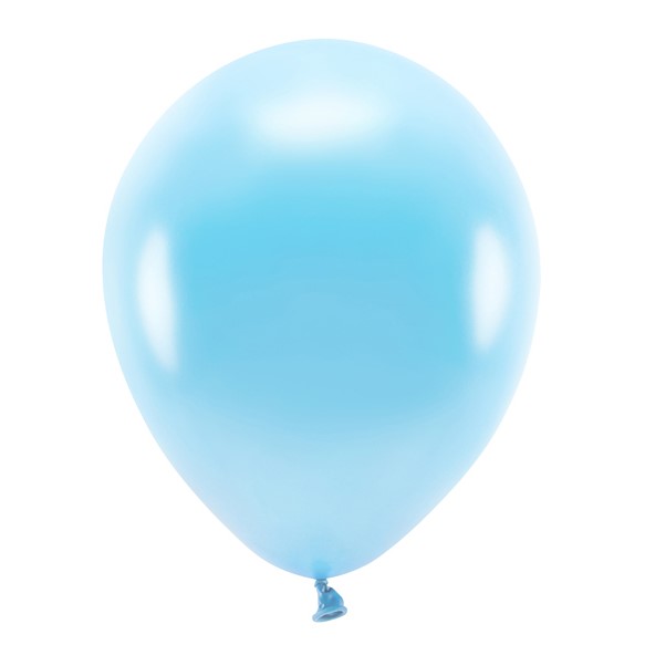 Eco bal�nky 26cm metalizovan�, sv�tle modr� (1 bal. / 10 ks)