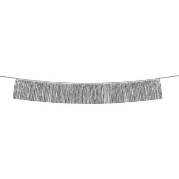 Girlanda t��s�ov�, st��brn� 135 cm