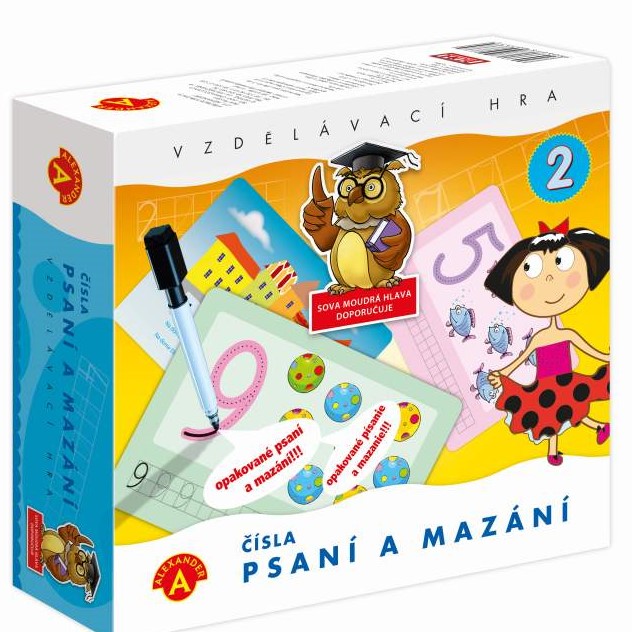 Hra vzd�l�vac� Psan� a maz�n� 2 - ��sla