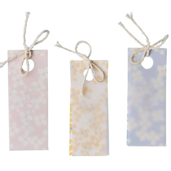 Jmenovky kv�tinov� Floral pastel mix barev 10 ks