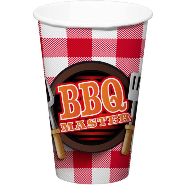 KEL�MKY pap�rov� BBQ Party �erven� 700ml 8ks