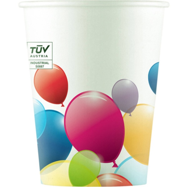 KEL�MKY pap�rov� kompostovateln� Bal�nky 200ml 8ks