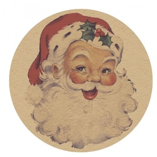 KONFETY Vintage Santa velk� 20ks