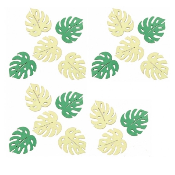 KONFETY d�ev�n� Listy 3,5cm 18ks