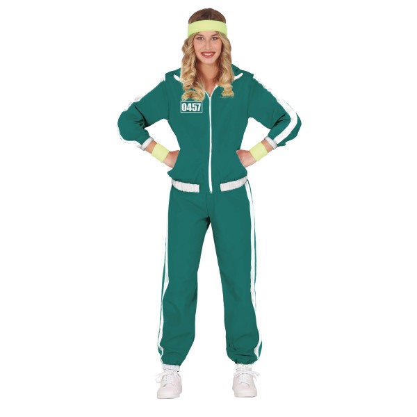 KOST�M zelen� Squid game, d�msk� S 36-38