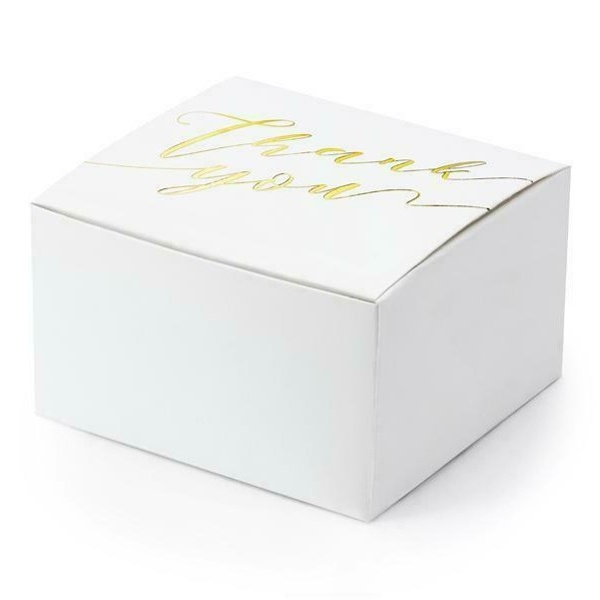 KRABI�KY Thank you b�l� 6x3,5x5,5cm 10ks