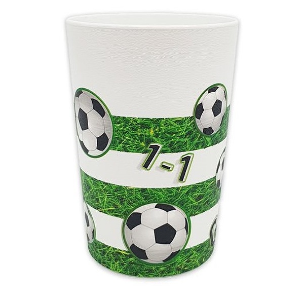 Kel�mek plastov� opakovan� pou�iteln� Fotbal 230 ml 2 ks