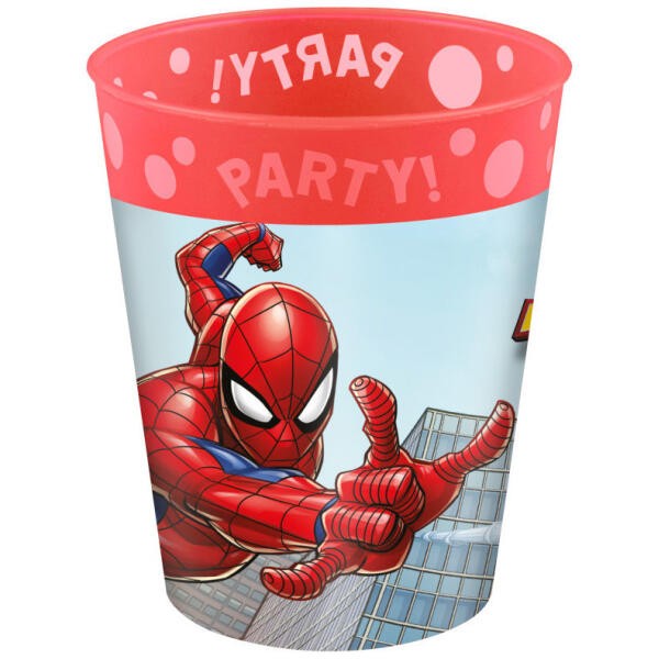 Kel�mek plastov� opakovan� pou�iteln� Spiderman Crime Fighter 250ml 4ks