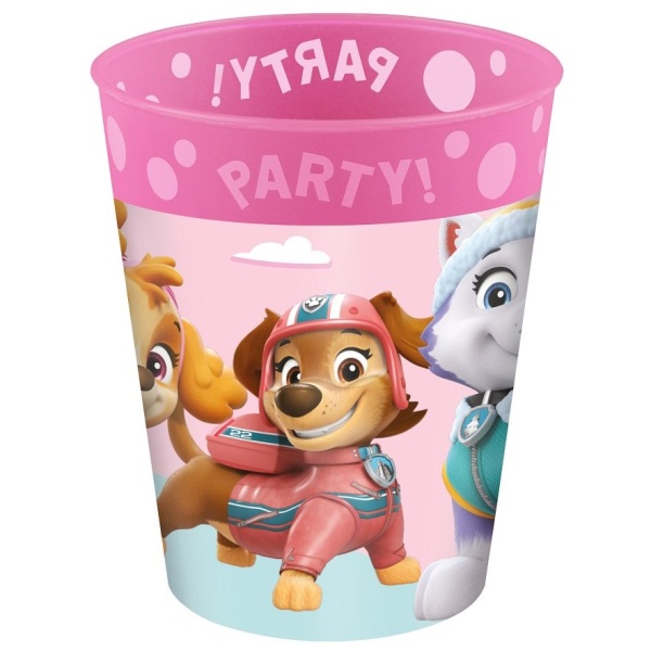 Kel�mek plastov� opakovan� pou�iteln� Tlapkov� patrola r��ov� 250 ml 1 ks