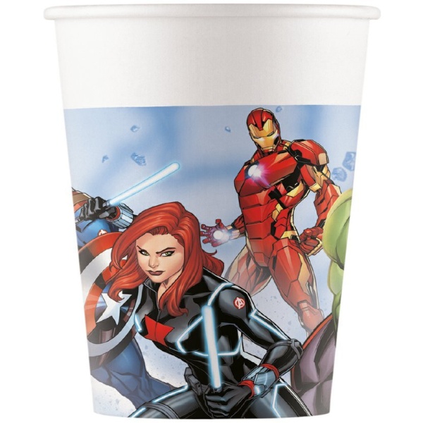 Kel�mky pap�rov� Avangers 200 ml 8 ks