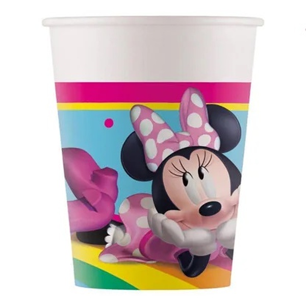 Kel�mky pap�rov� Minnie Mouse 200 ml 8 ks