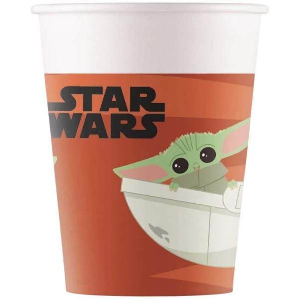 Kel�mky pap�rov� Star Wars Mandalorian, 200ml, 8 ks
