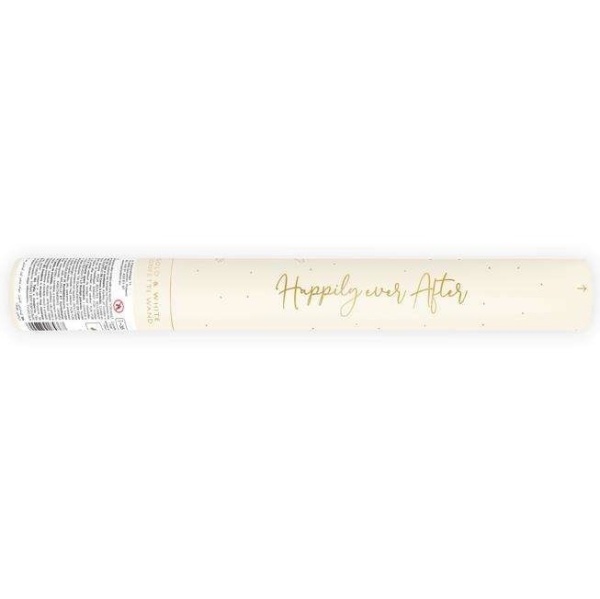 Konfety vyst�elovac� zlat� a st��brn� 35 cm