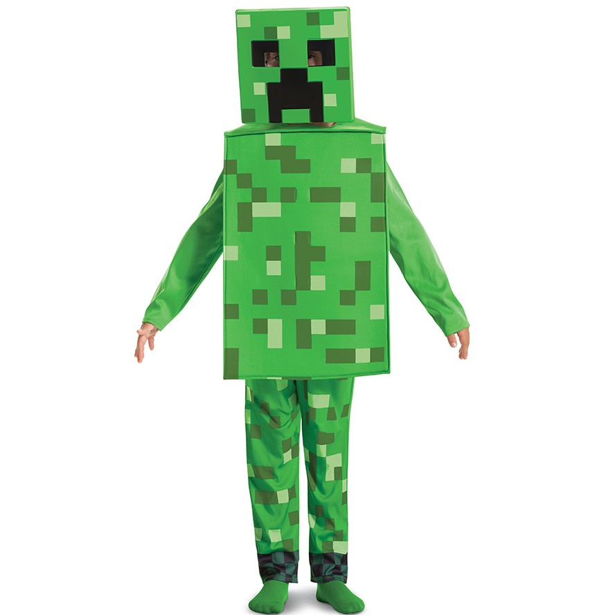 Kost�m Minecraft Creeper Fancy 3-4 roky