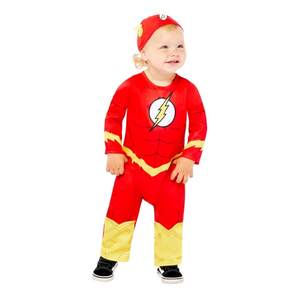 Kost�m d�tsk� Baby Flash vel. 6 - 12 m�s�c�
