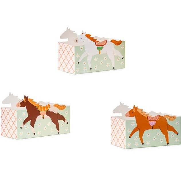 Krabi�ky na ob�erstven� Kon�k 17x11x7,5 cm 3ks