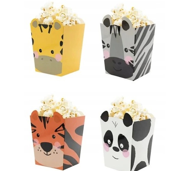 Krabi�ky na popcorn Zv���tka ze ZOO 4 ks