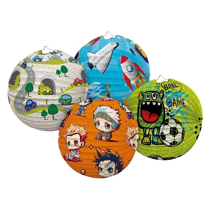 Lampi�n kulat� klu�i�� mix 15 cm 1 ks