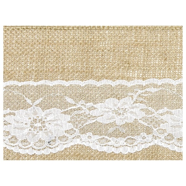 MA�LE NA �IDLI juta/krajka 15X275cm