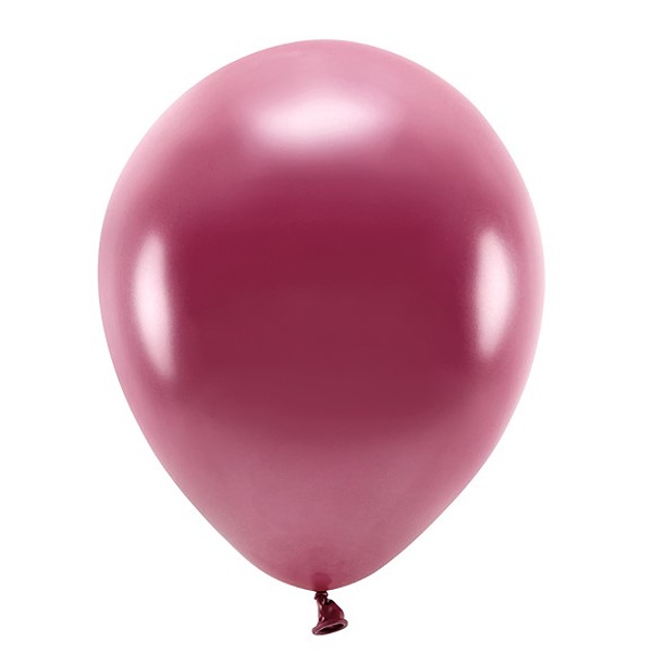 Metalick� eco bal�nky 26cm, bordo (1 balen� / 10 ks)