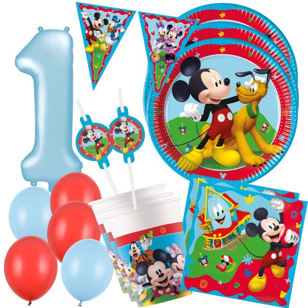 Mickey prvn� narozeniny - narozeninov� party set - 8 osob