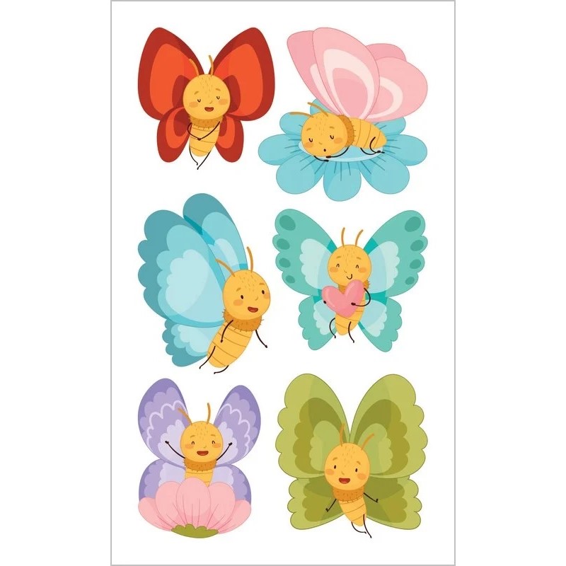 N�lepky Mini Mot�li mix 7,5 x 12,3cm