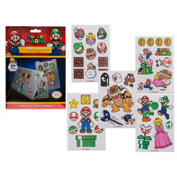 N�lepky na techniku Super Mario 39 ks