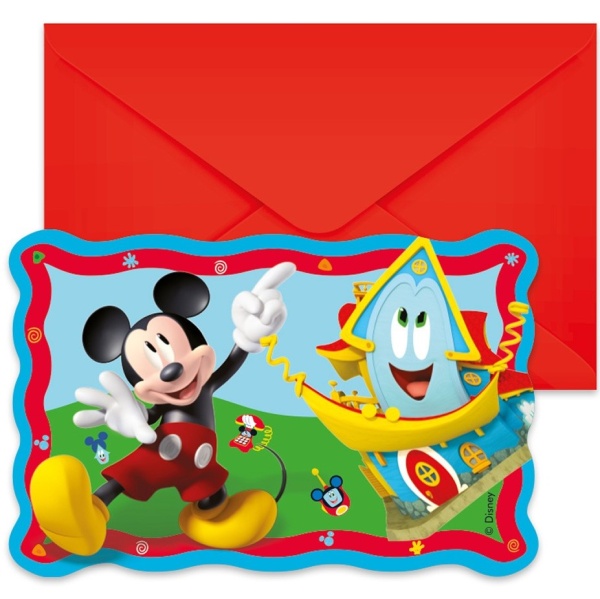 POZV�NKY Mickey Rock The House 6 ks