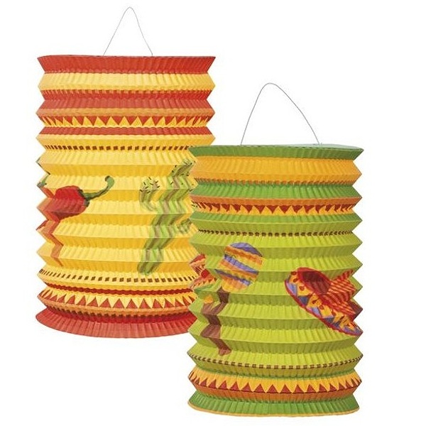 Pap�rov� lampi�ny Fiesta 16 cm 2 ks