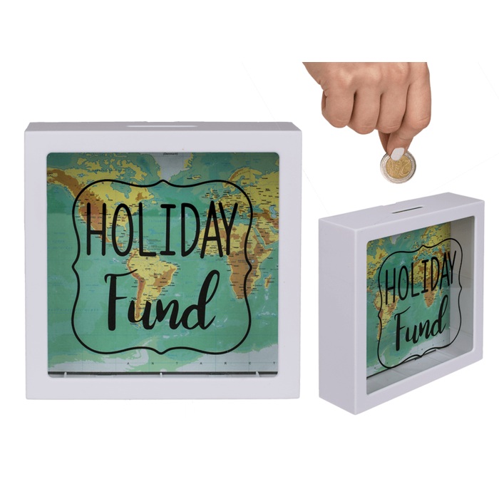 Pokladni�ka d�ev�n� Holiday 20 x 20 cm