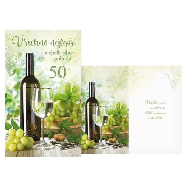 P��n� k 50. narozenin�m l�hev v�na