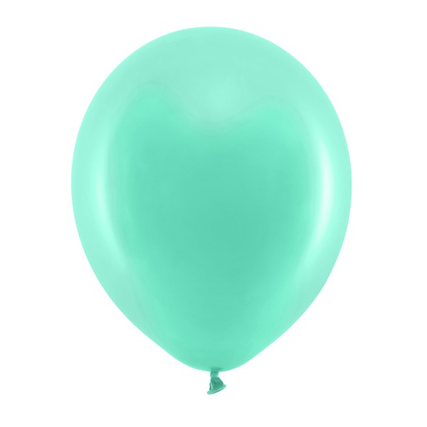 Rainbow balonky 23 cm pastelov�, m�ta (1 bal. / 10 ks)