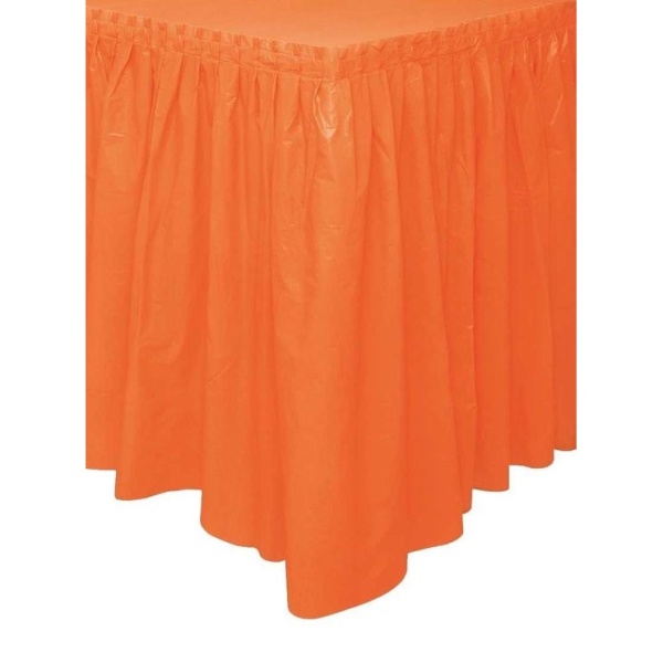 Rautov� sukn� jemn� plast Pumpkin Orange 426x73cm