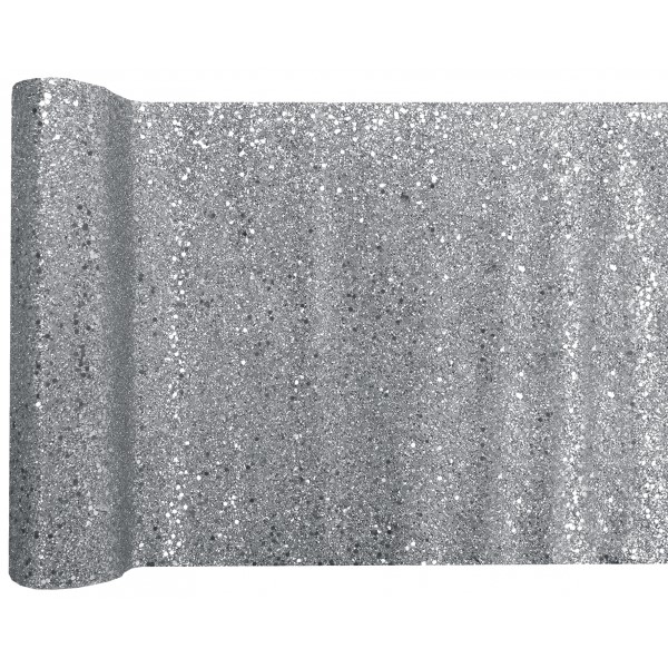�ERPA stolov� s glitry st��brn� 28cm 1ks