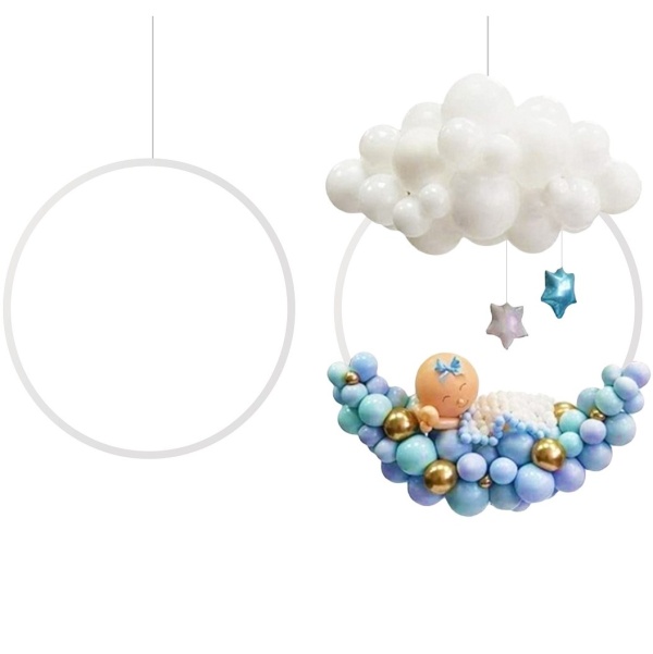 STOJAN na dekorace Kruh plastov� 78 cm