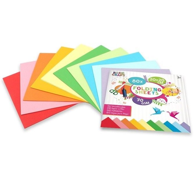 Sada barevn�ch pap�r� 20x20 cm