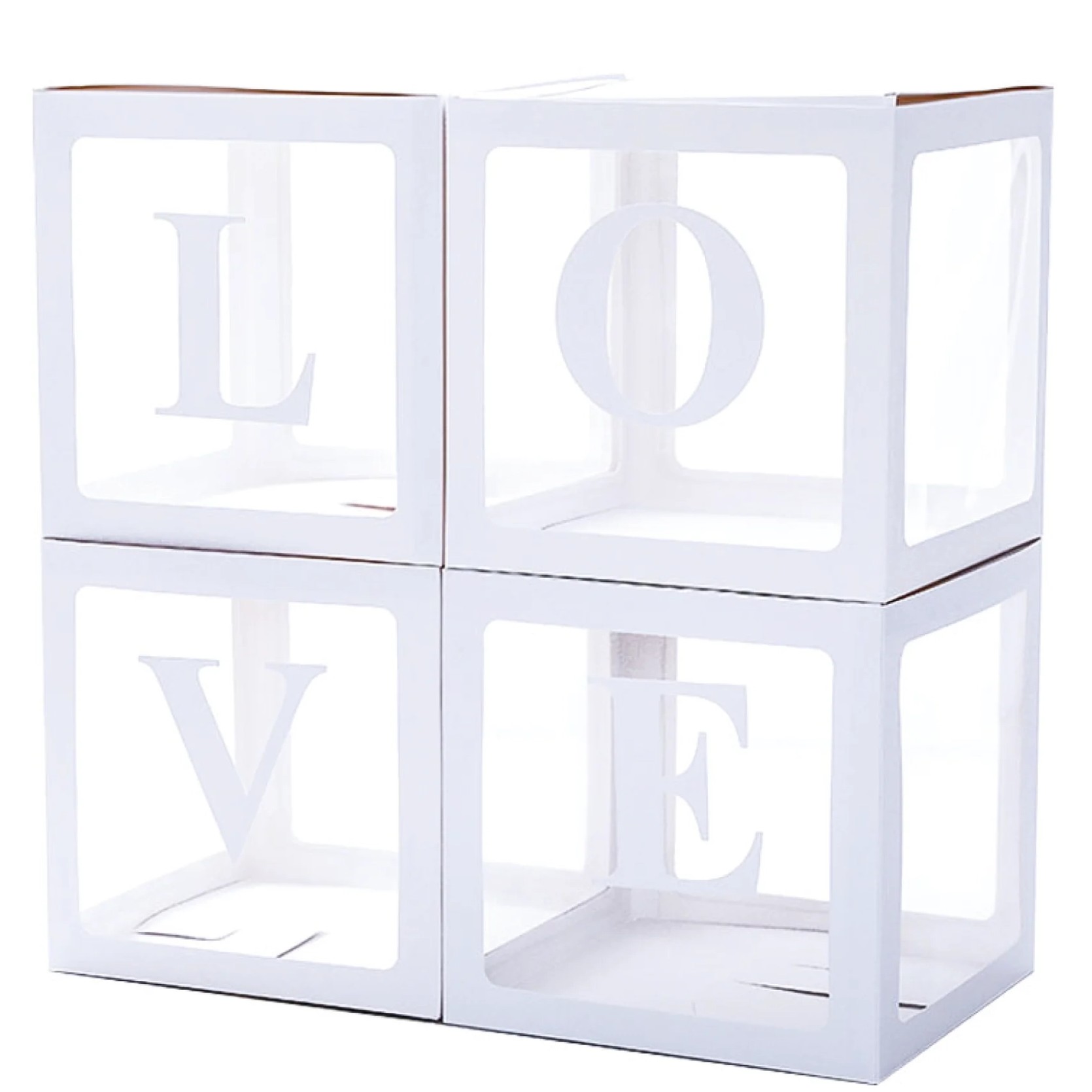 Sada b�l�ch krabic LOVE 4ks