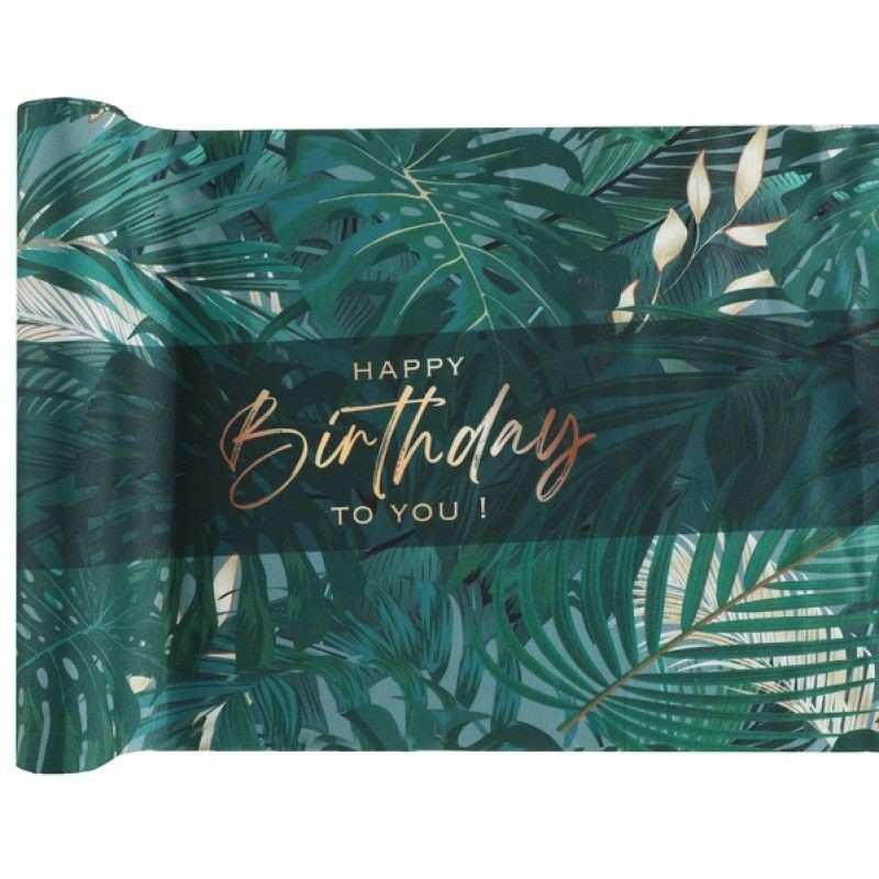 �erpa stolov� zelen� Jungle birthday 28 cm x 3 m