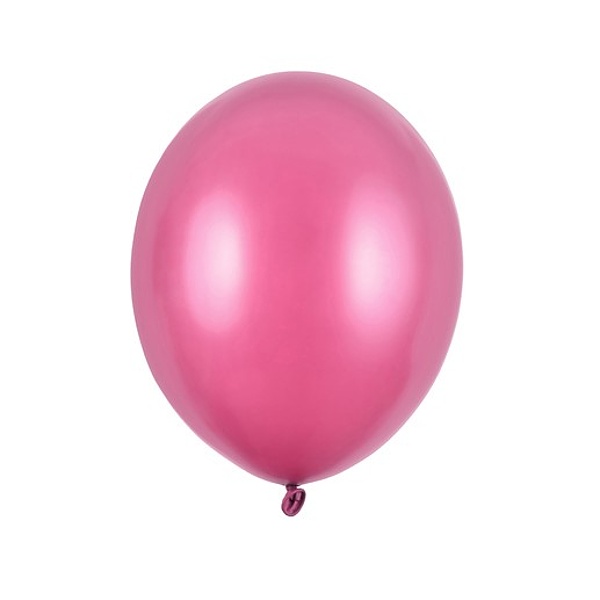 Siln� bal�nky 12 cm, Metallic Hot Pink (1 balen� / 100 ks)