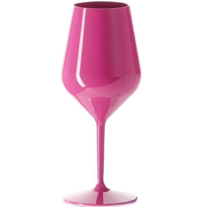 Skleni�ka na v�no fuchsiov� 47 cl 1 ks
