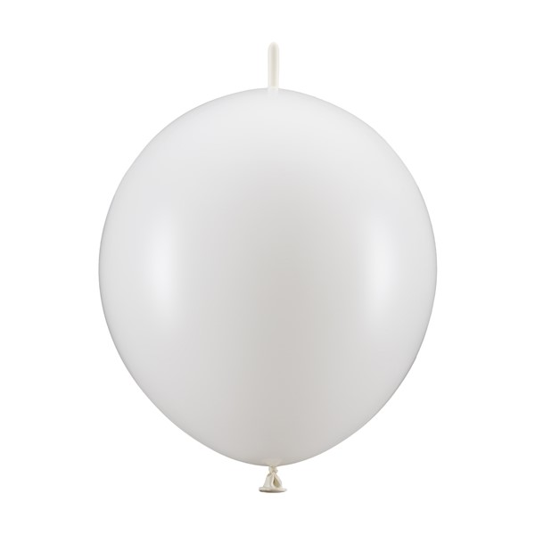 Spojovac� bal�nky pastelov� b�l� 28 cm 20 ks