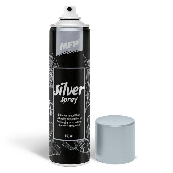 Sprej dekora�n� st��brn� 150 ml