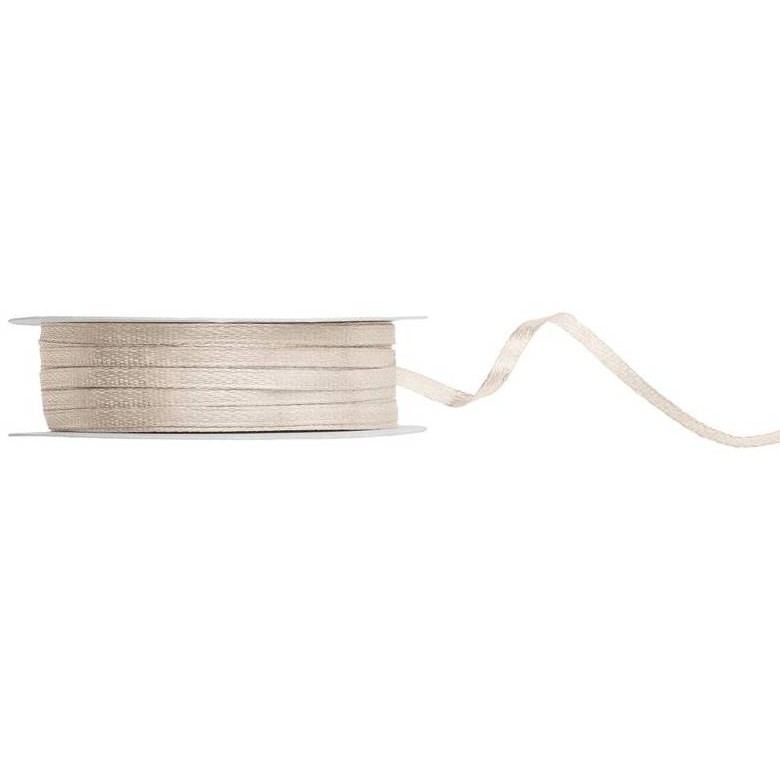 Stuha sat�nov� �pinav� b�l� 3 mm x 50 m